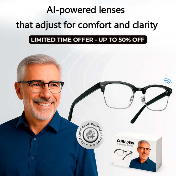 Coredew™ Smart Glasses with Adaptive Light Control