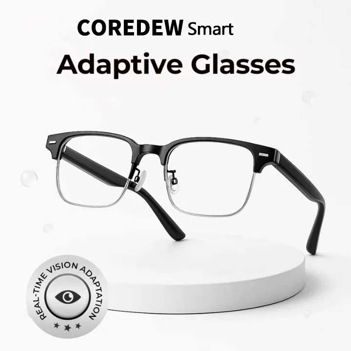 Coredew™ Smart Glasses with Adaptive Light Control